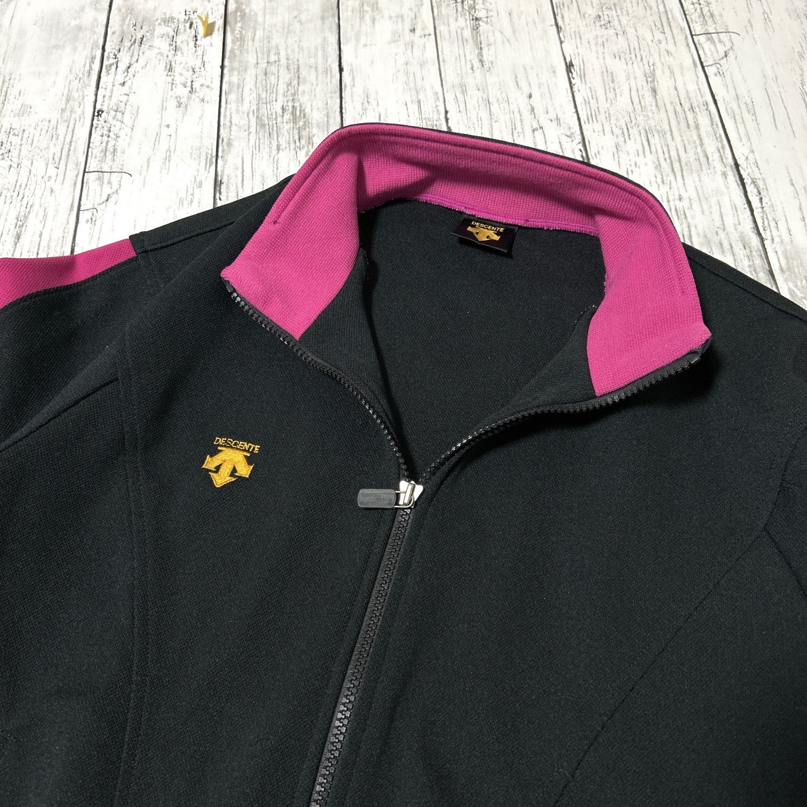 DESCENTE デサント メンズ トラックジャケット L ジップジャケット