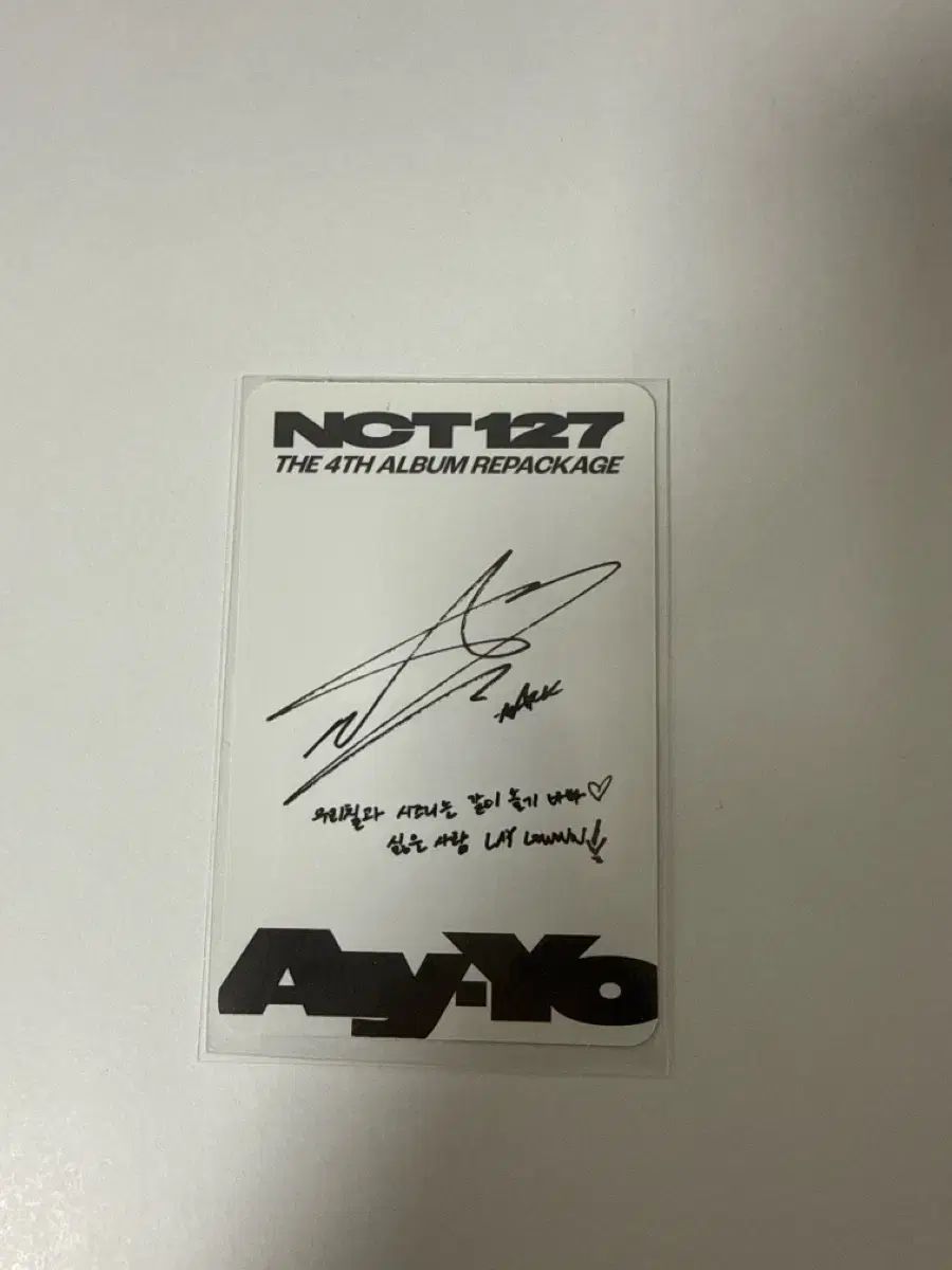 NCT 127 Ay-Yo MD トレカ ラントレ マーク NCT 127 Ay-Yo マーク トレカ - メルカリ