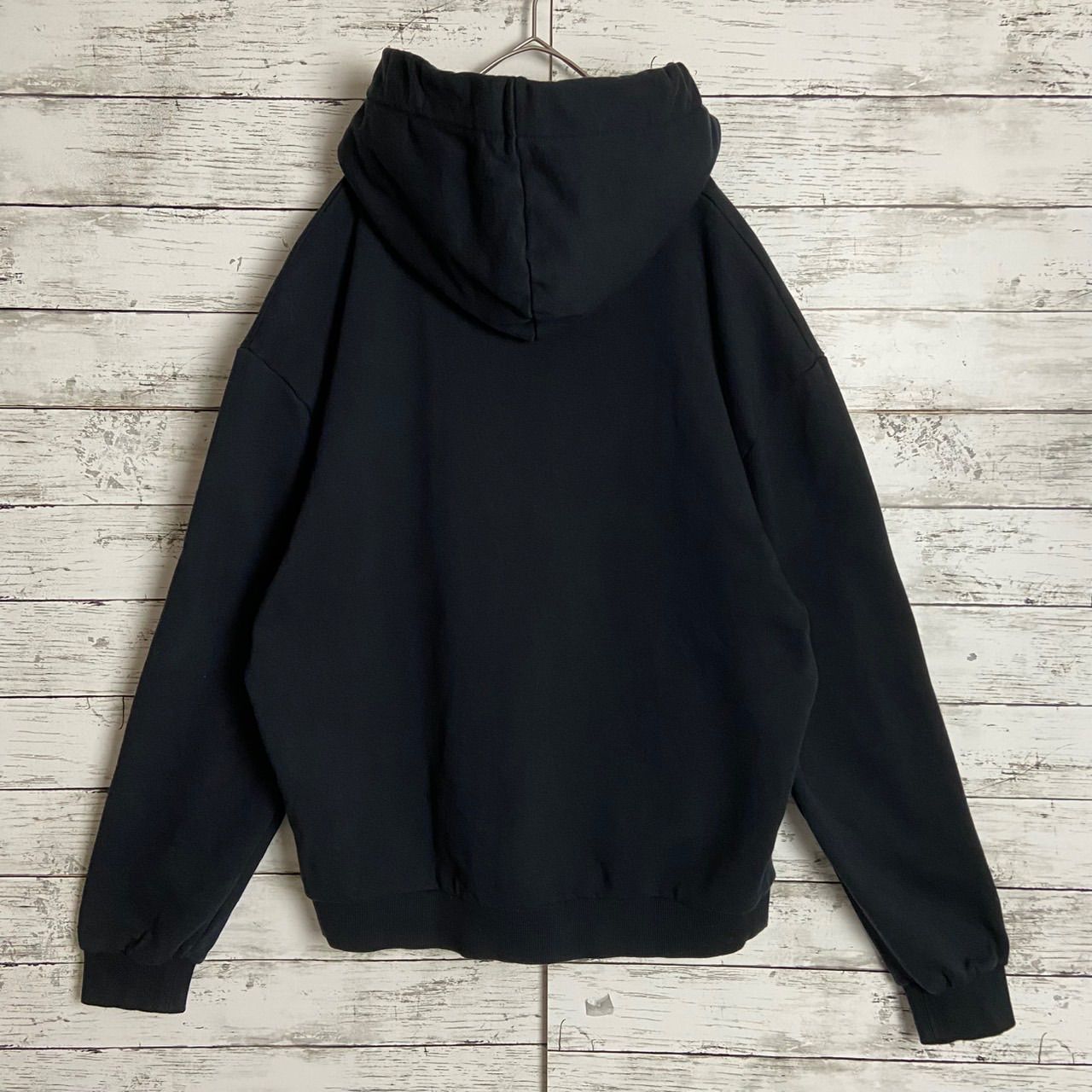 セリーヌ CELINE ドローコード パーカー 2Y468670Q ブラック 黒 XXL