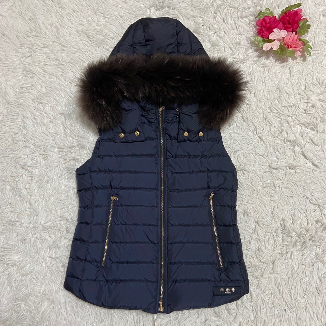 タトラス TATRAS オルシエラ ORSIERA ダウンベスト ファー付き ジップ