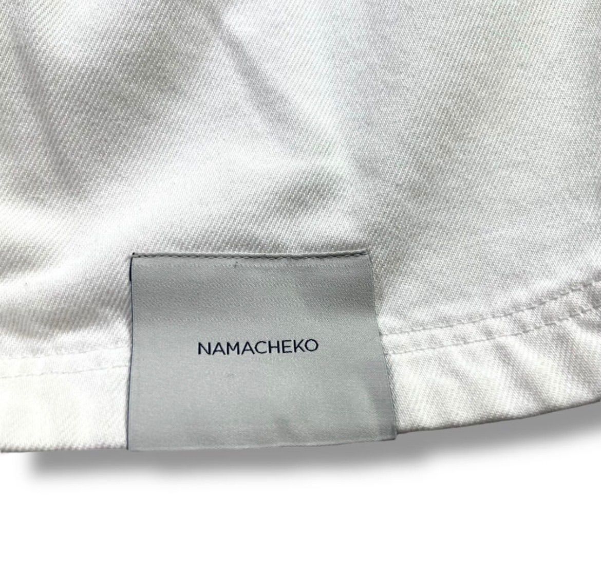 NAMACHEKO ナマチェコ 21AW デニムシャツ/ジャケット ホワイト MANNI