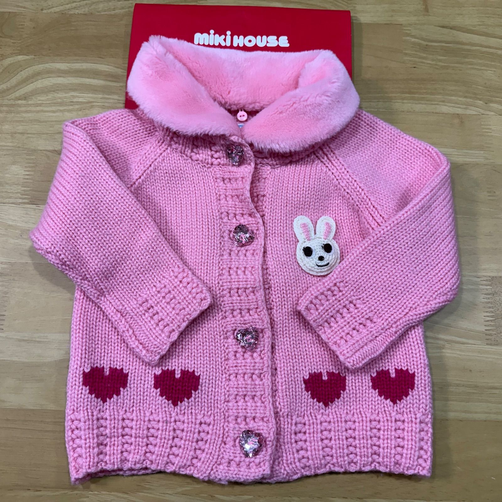 ミキハウスニットカーディガン◎美品◎サイズ80 - メルカリ