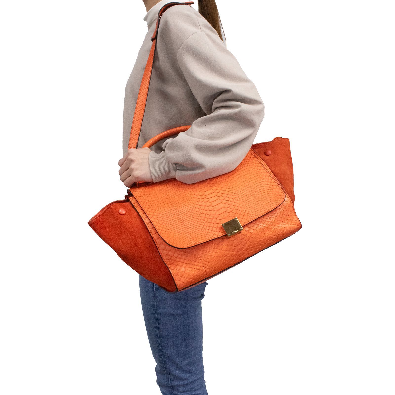 本物 送料無料 セリーヌ 2WAYショルダーバッグ ハンドバッグ