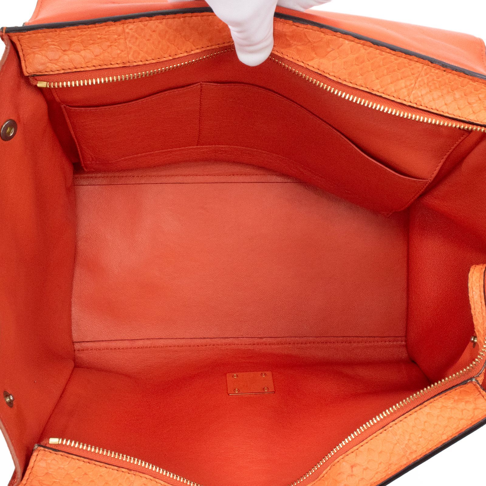 CÉLINE トラペーズ 2way ハンドバッグ ショルダーバッグ オレンジ セリーヌ トラペーズ ハンドバッグ ショルダーバッグ 2way マルチ