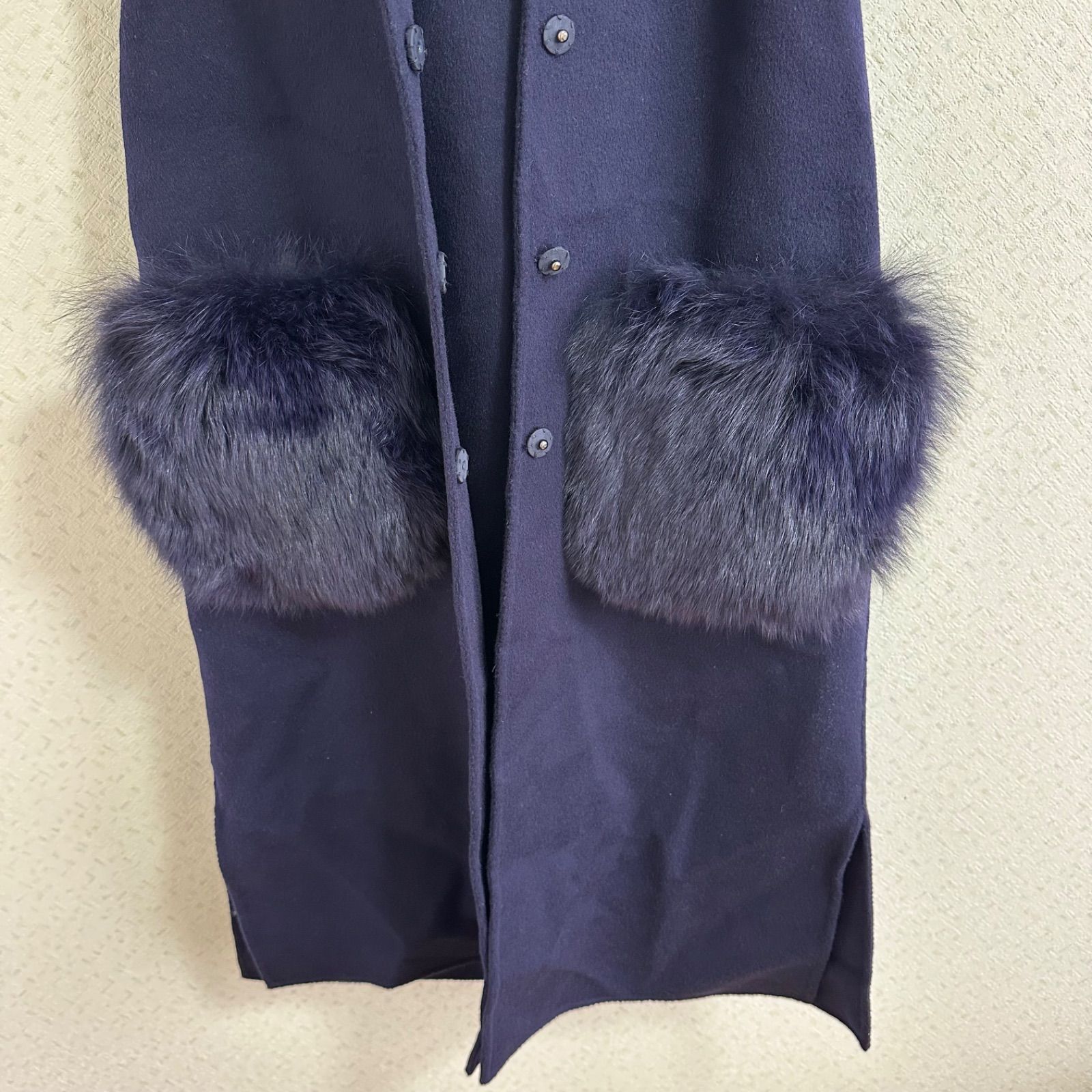 ZK25 【美品】GNA comode styleファー付きロングコート アウター