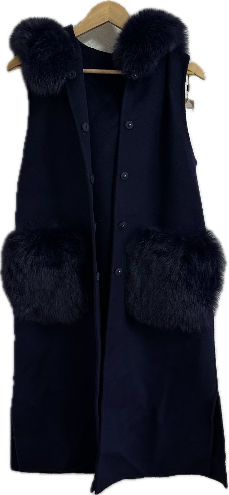 ZK25 【美品】GNA comode styleファー付きロングコート アウター