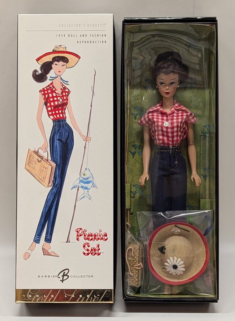 マテル 復刻バービー ゴールドラベル ピクニックセット - メルカリ