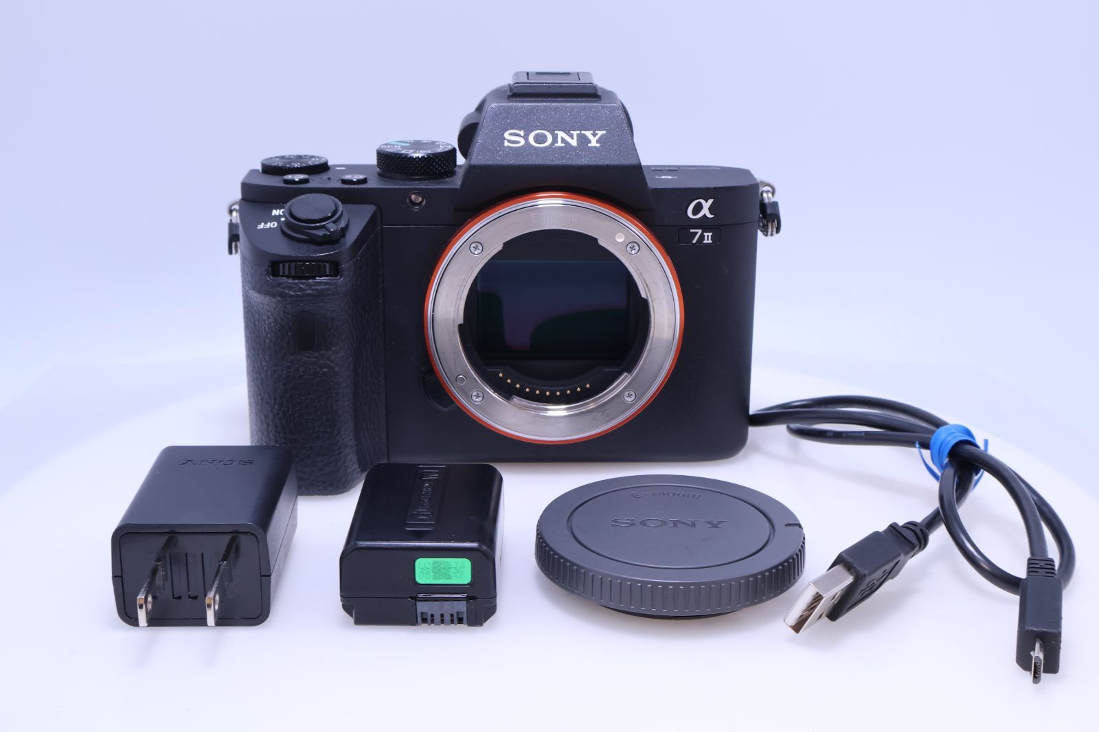 6,074回 美品】SONY α7II ボディ ブラック ILCE-7M2 フルサイズ ミラー