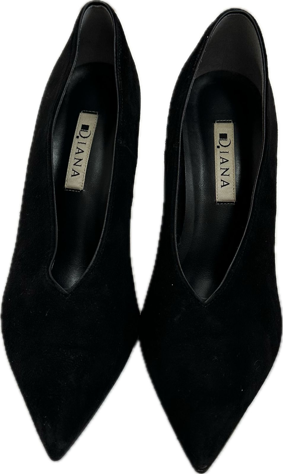 ZK25 【美品】DIANAダイアナ パンプス 靴シューズ ブラック レディース