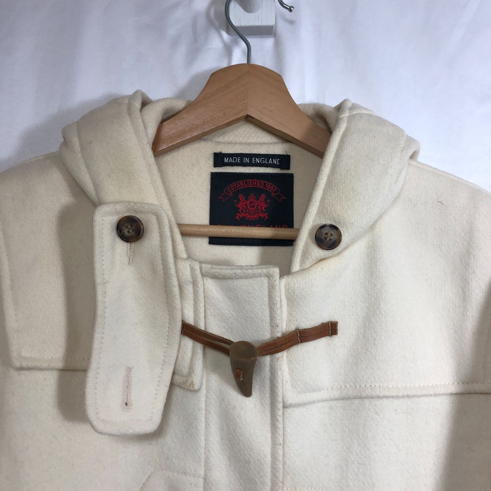 OLD ENGLAND オールドイングランド ダッフルコート ホワイト SGMT10