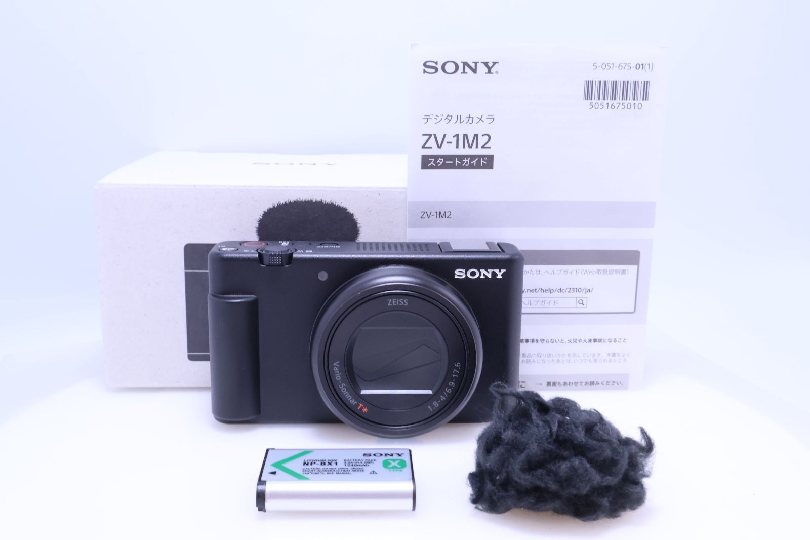 極美品】SONY ZV-1II ウィンドスクリーン付属 ブラック ZV-1M2 B