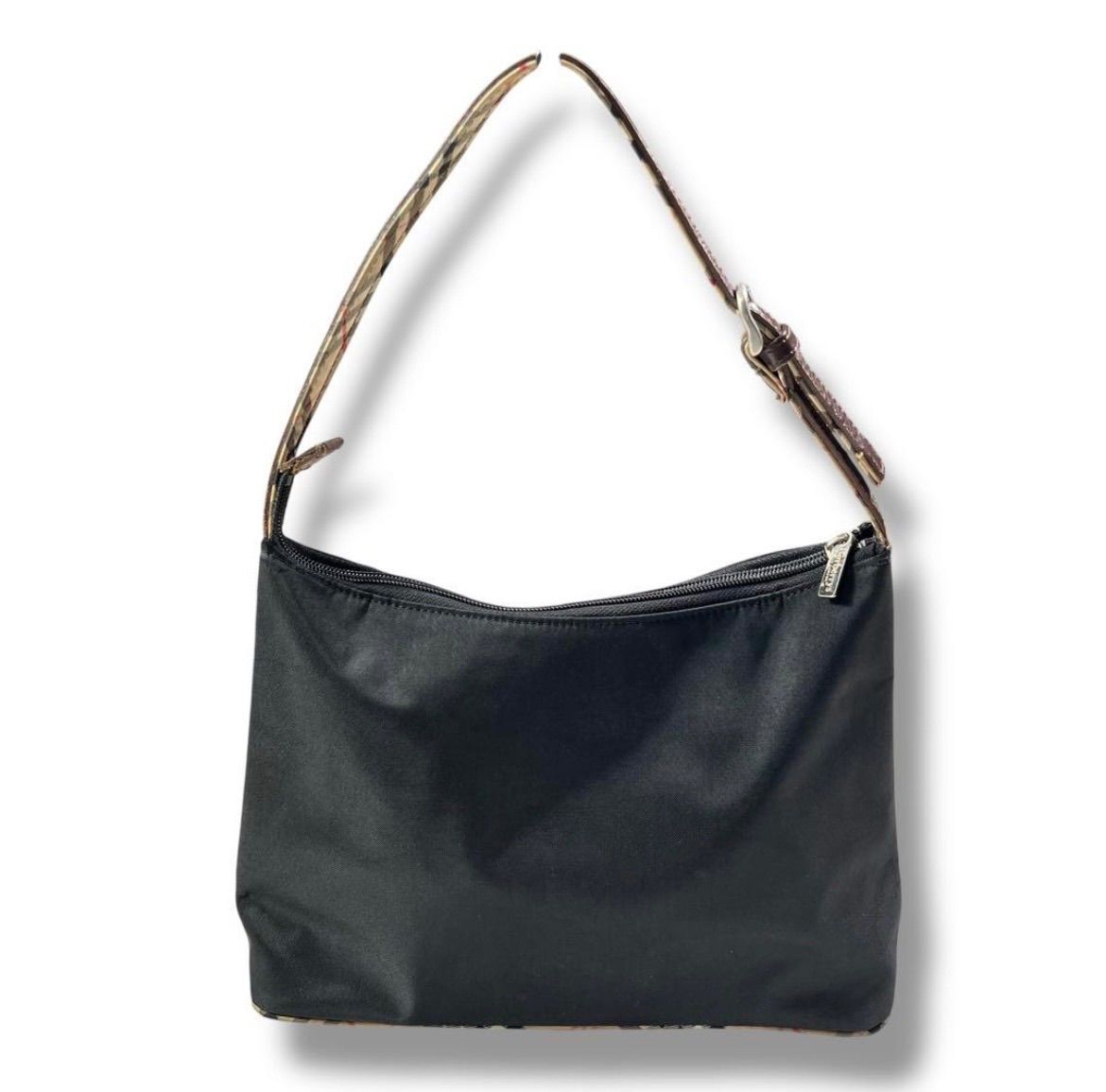 バーバリー　ブルーレーベル ワンショルダーバッグ　ハンドバッグ　本革　ブラック BURBERRY BLUELABEL バーバリー ブルーレーベル ワン ショルダーバッグ