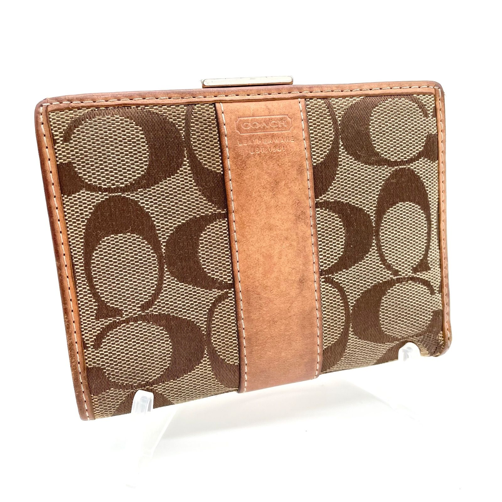 COACH コーチ 二つ折り 財布 折り財布 ウォレット がま口 シグネチャー
