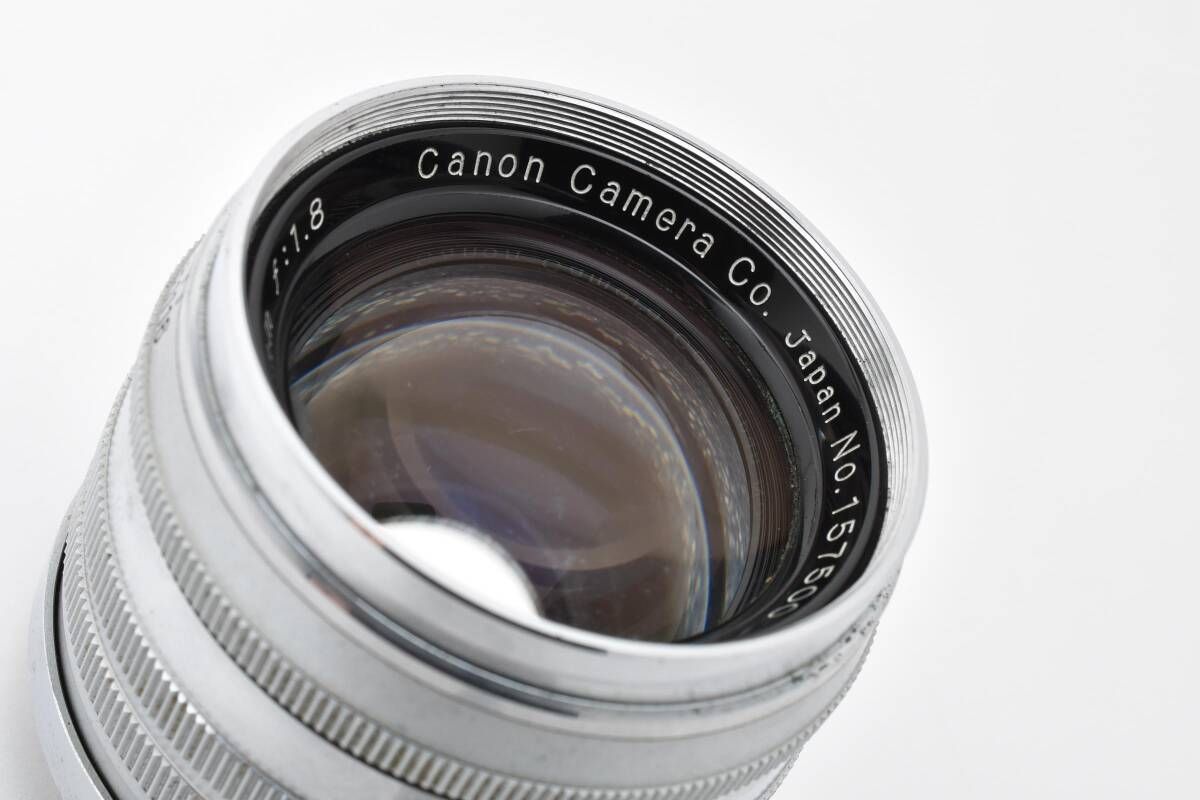 ☆良品☆ キャノン CANON 50mm F1.8 L39 シルバー 単焦点レンズ☆ L44