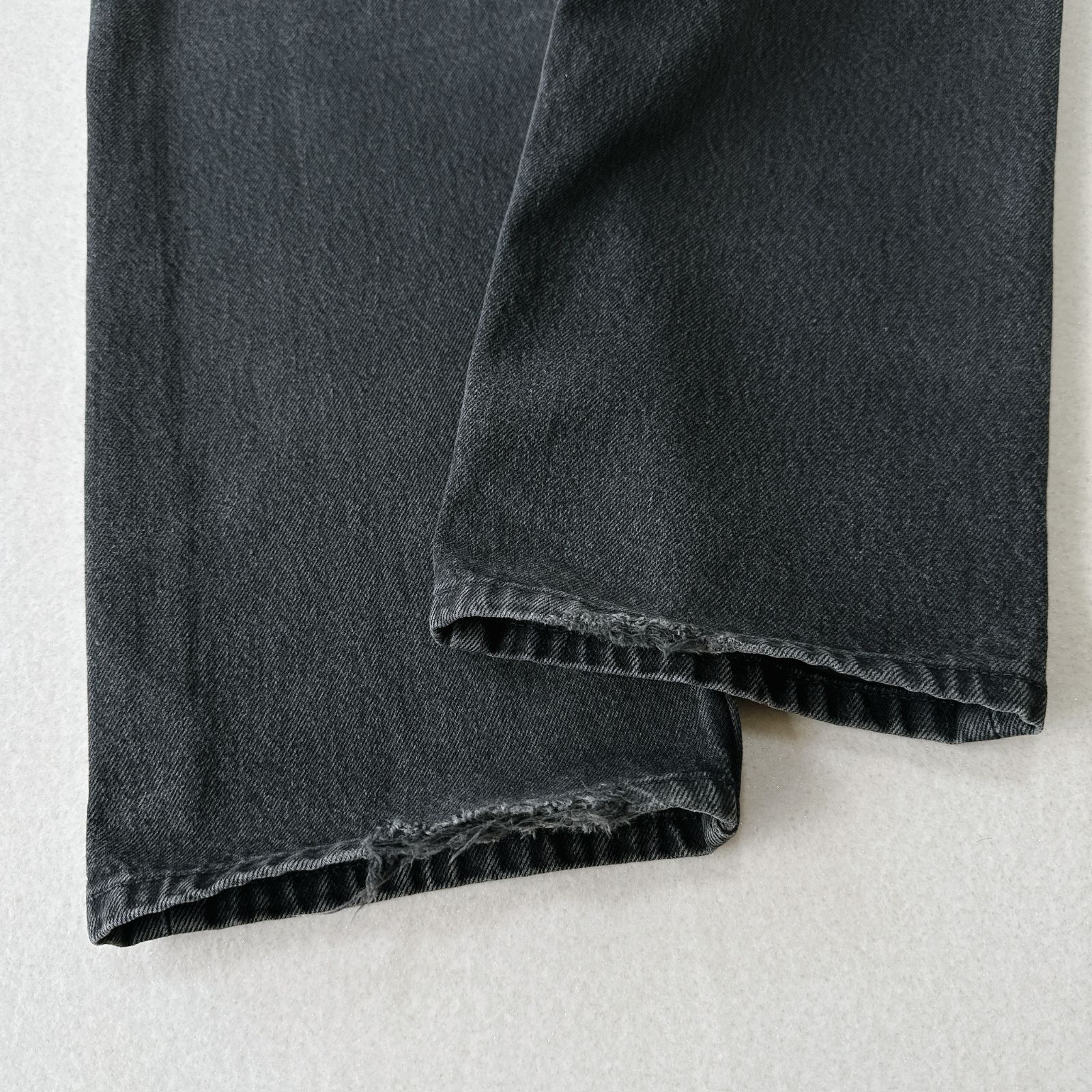 極上品】90s USA製 リーバイス 501 後染め ブラックデニム W33 L30
