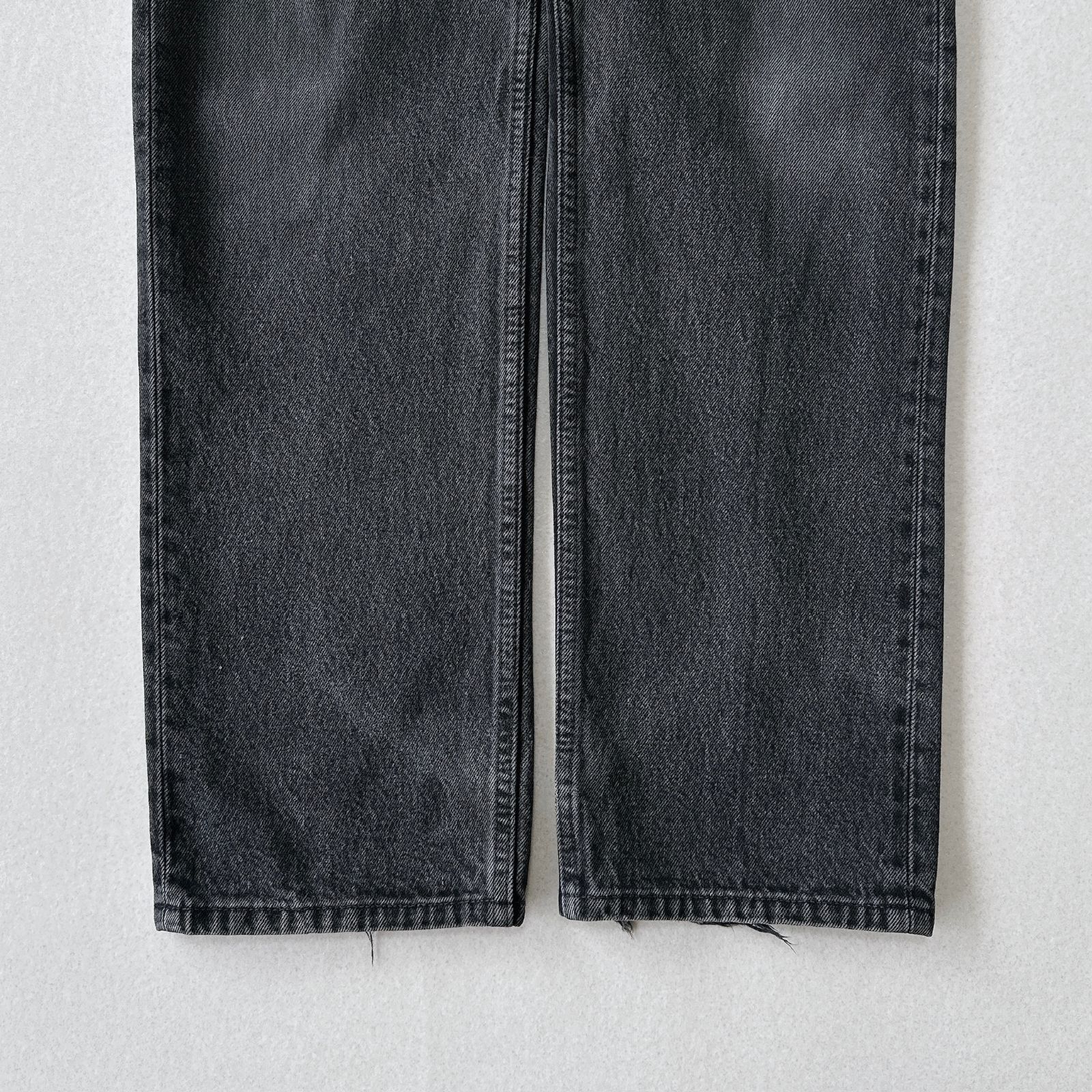 極上品】90s USA製 リーバイス 501 後染め ブラックデニム W33 L30