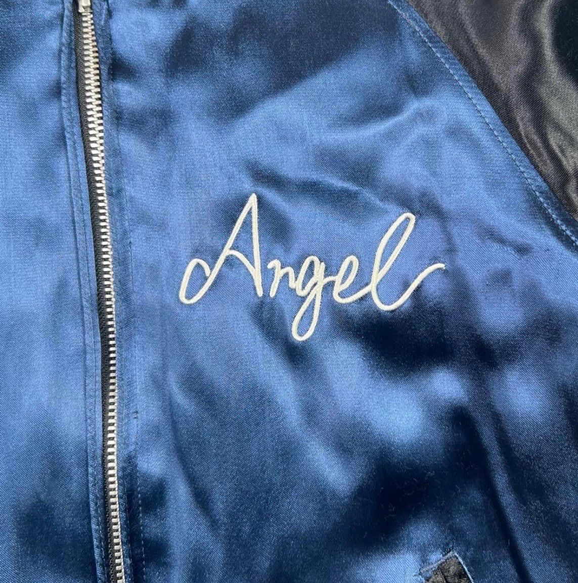 schott ショット スカジャン オリエンタルワールドツアー 黒紺 XS 中綿