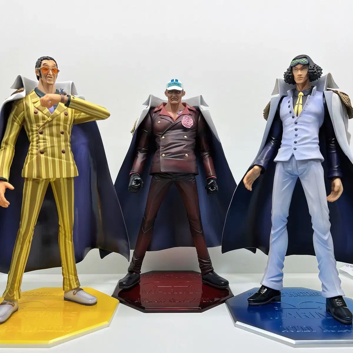 【月末まで限定値下げ】POP海軍大将フィギュア3点セット ONE PIECE 海軍大将 POP フィギュア 3種 セット - メルカリ