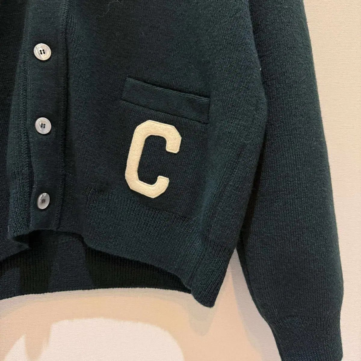 Mサイズ Celine セリーヌ カレッジ ロゴ カーディガン - メルカリ