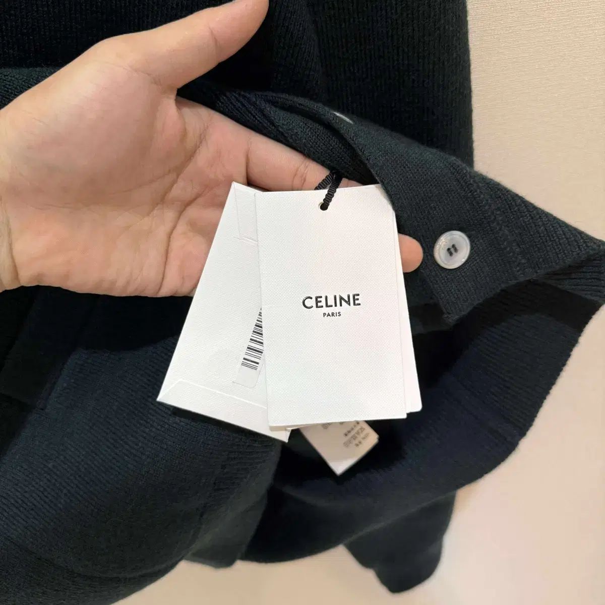 Mサイズ Celine セリーヌ カレッジ ロゴ カーディガン - メルカリ