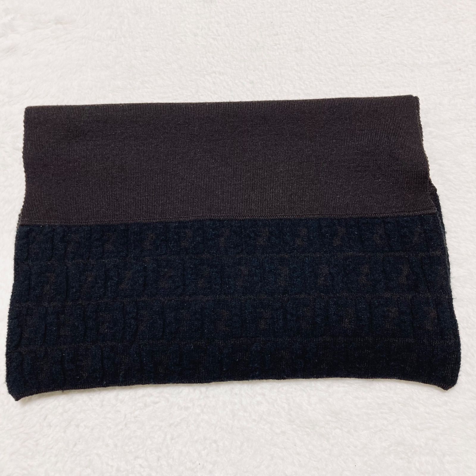 □良品□FENDI フェンディ マフラー ズッカ size42 イタリア製