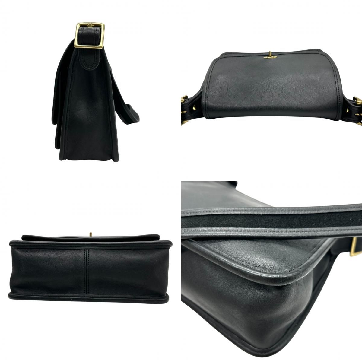 K*N様 【美品】COACH ホーボーバッグ ブラック グラブタンレザー オール 美品 コーチ COACH オールドコーチ 9061 ショルダーバッグ ターン