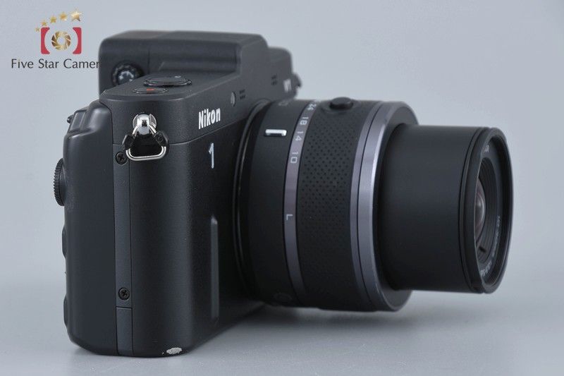 カメラ Nikon ニコン 【】Nikon ニコン 1 V1 ブラック + 1 NIKKOR 10 