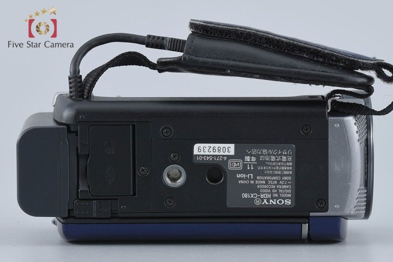 SONY ソニー 【中古】SONY ソニー ハンディカム HDR-CX180 ブルー