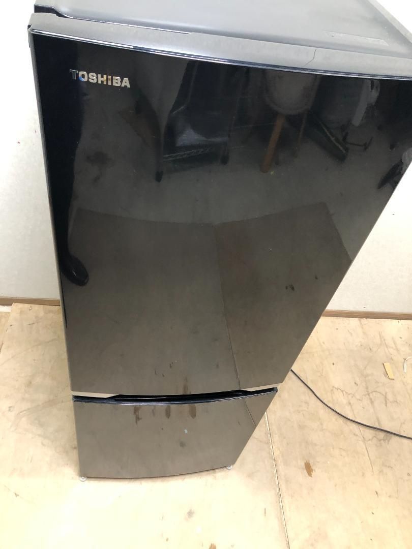 TOSHIBA 冷凍冷蔵庫 GR-M15BS(W) 2018年製 250324 【公式通販】
