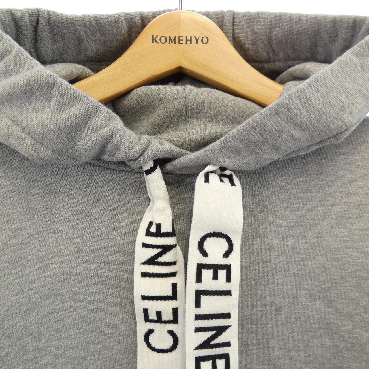 セリーヌ CELINE フード付きルーズスウェットシャツ 2Y468670Q