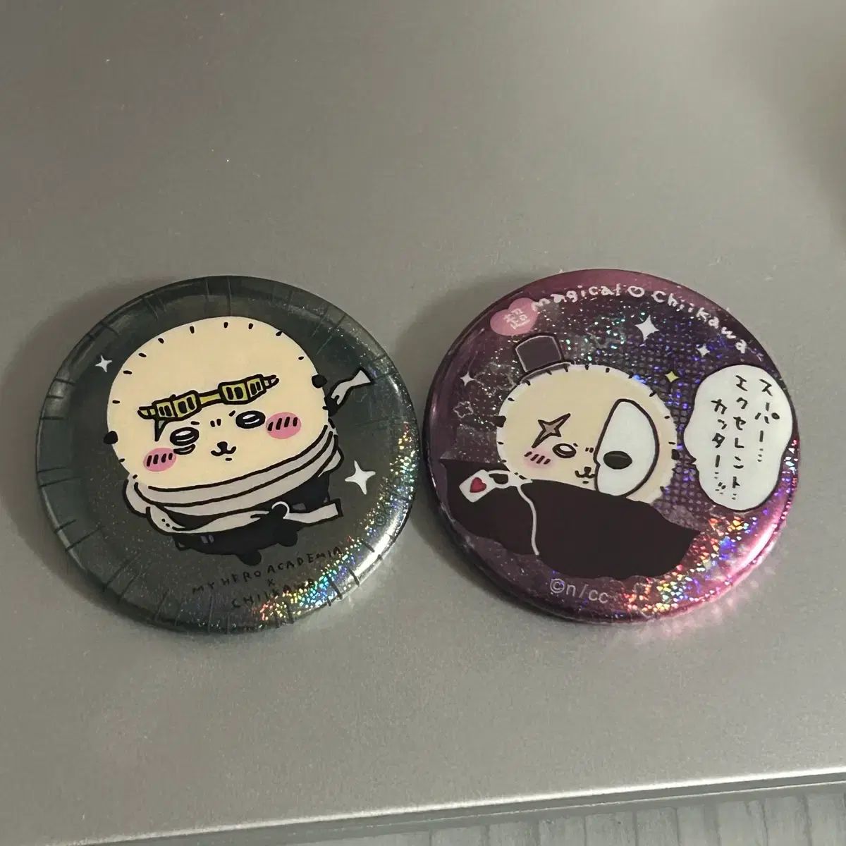 ラッコ 缶バッジ 僕のヒーローアカデミア ヒロアカ 相澤 & マジカル