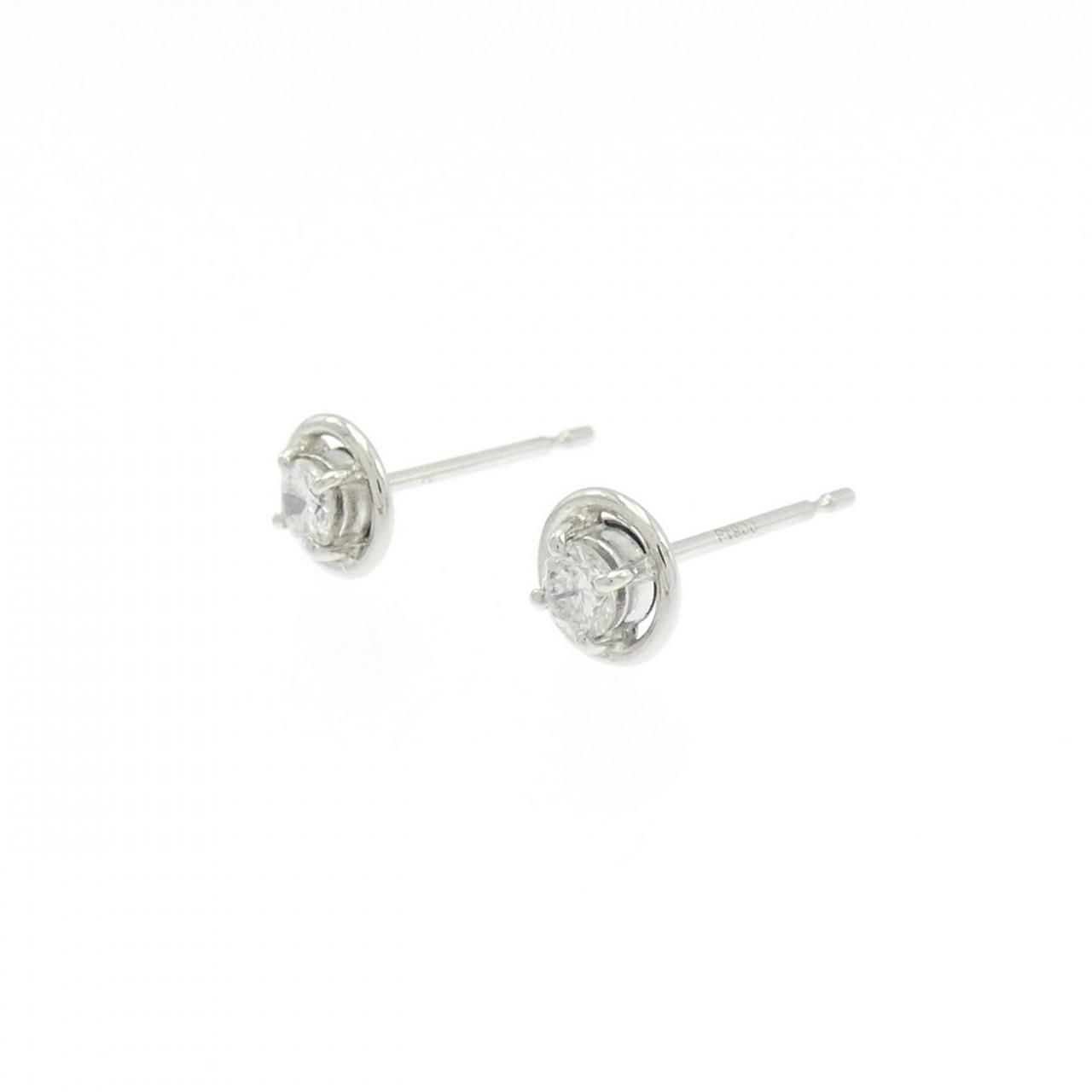 PT900 ダイヤモンド ピアス 0.23CT - メルカリ