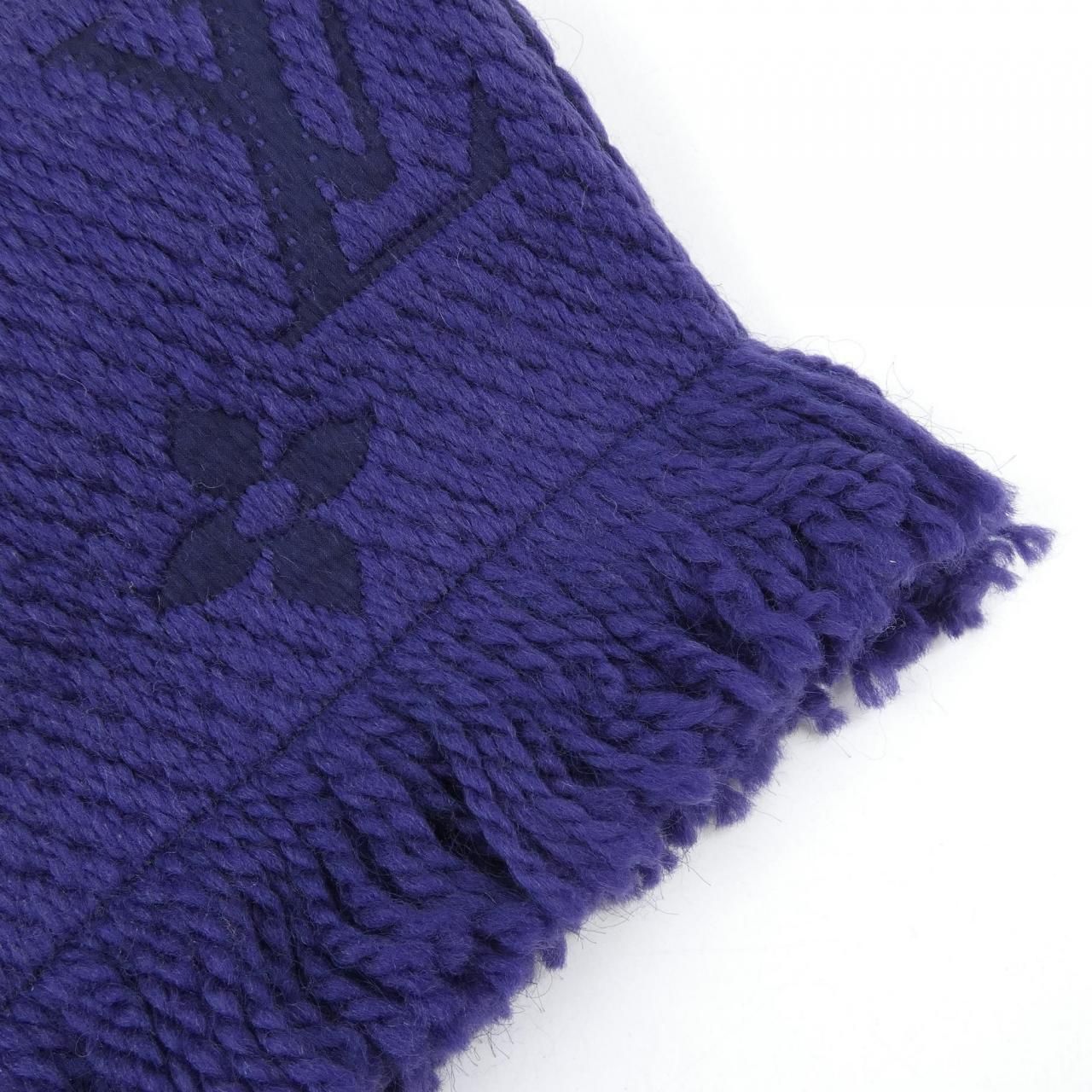 ルイヴィトン LOUIS VUITTON エシャルプ ロゴマニア M75703 MUFFLER