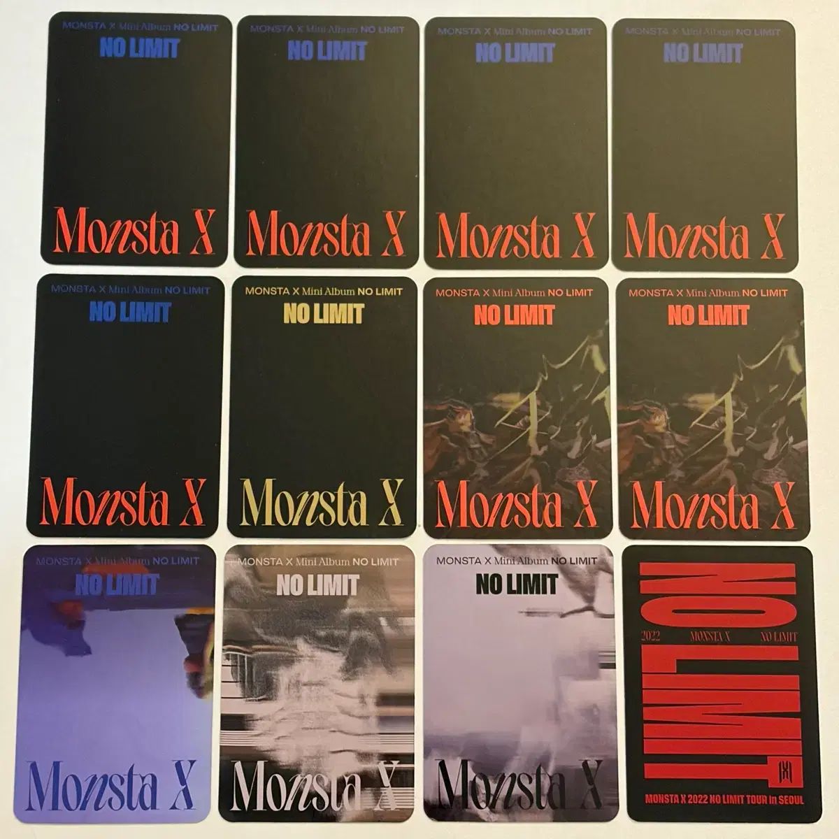 MONSTA X 写真集　トレカ MONSTA X (モンスタエックス・モネク) 写真 フォト PHOTO トレカ 12枚