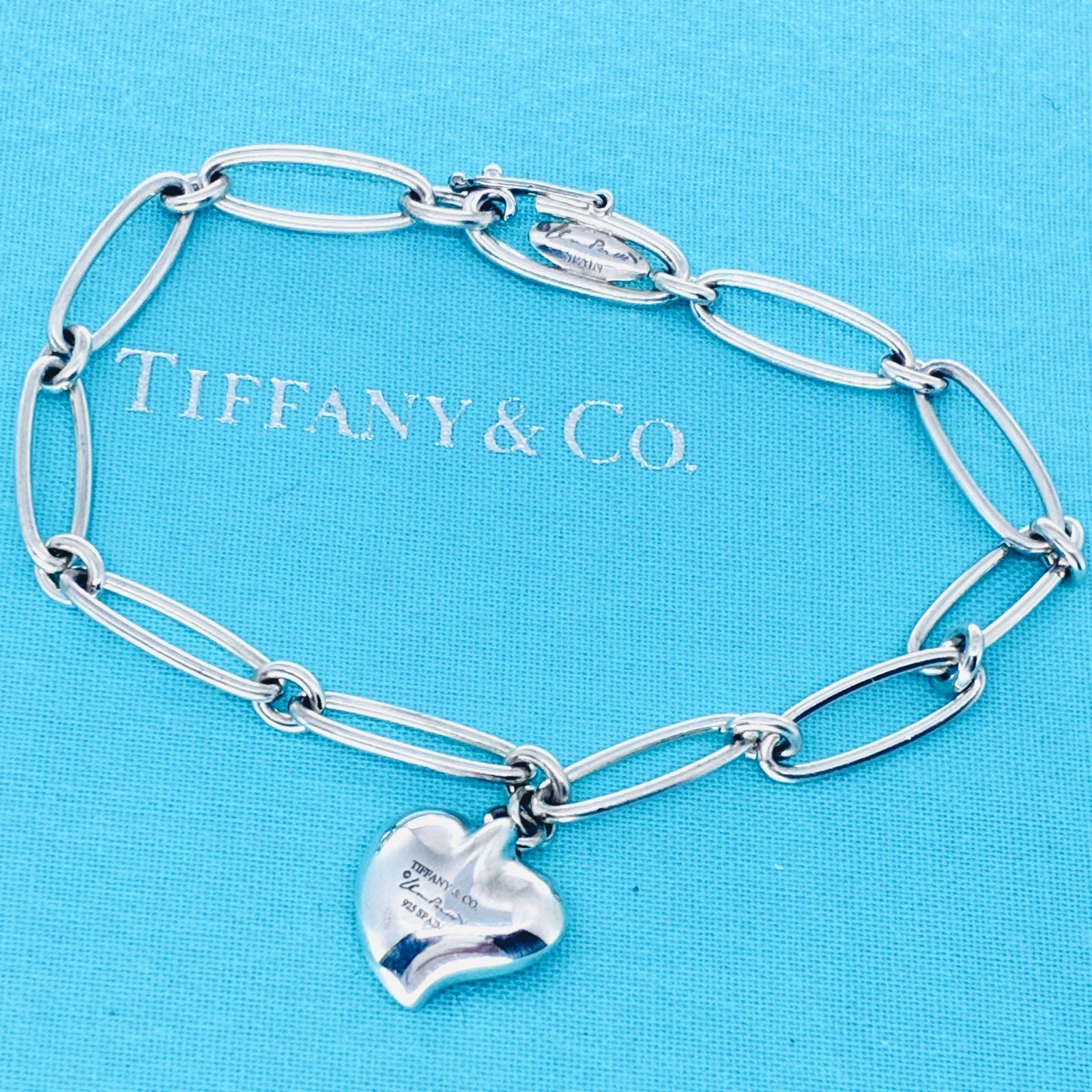 Tiffany & Co. ティファニー カーブド フルハート ブレスレット エルサ