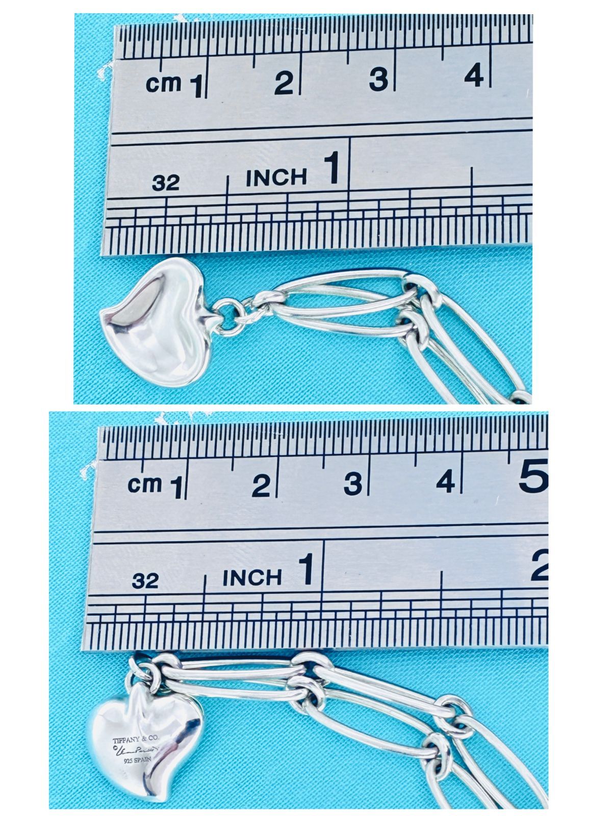 Tiffany & Co. ティファニー カーブド フルハート ブレスレット エルサ