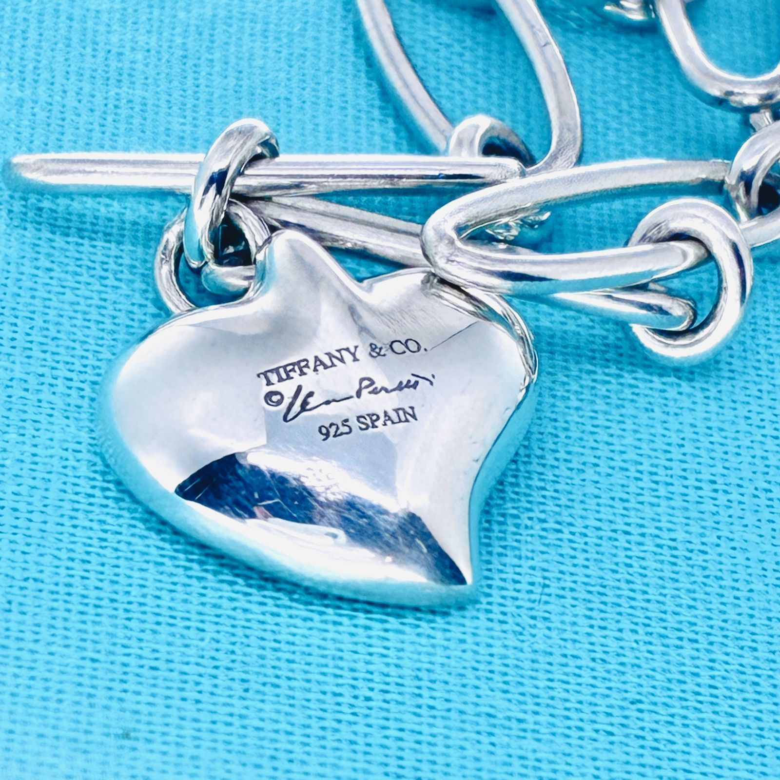 Tiffany & Co. ティファニー カーブド フルハート ブレスレット エルサ