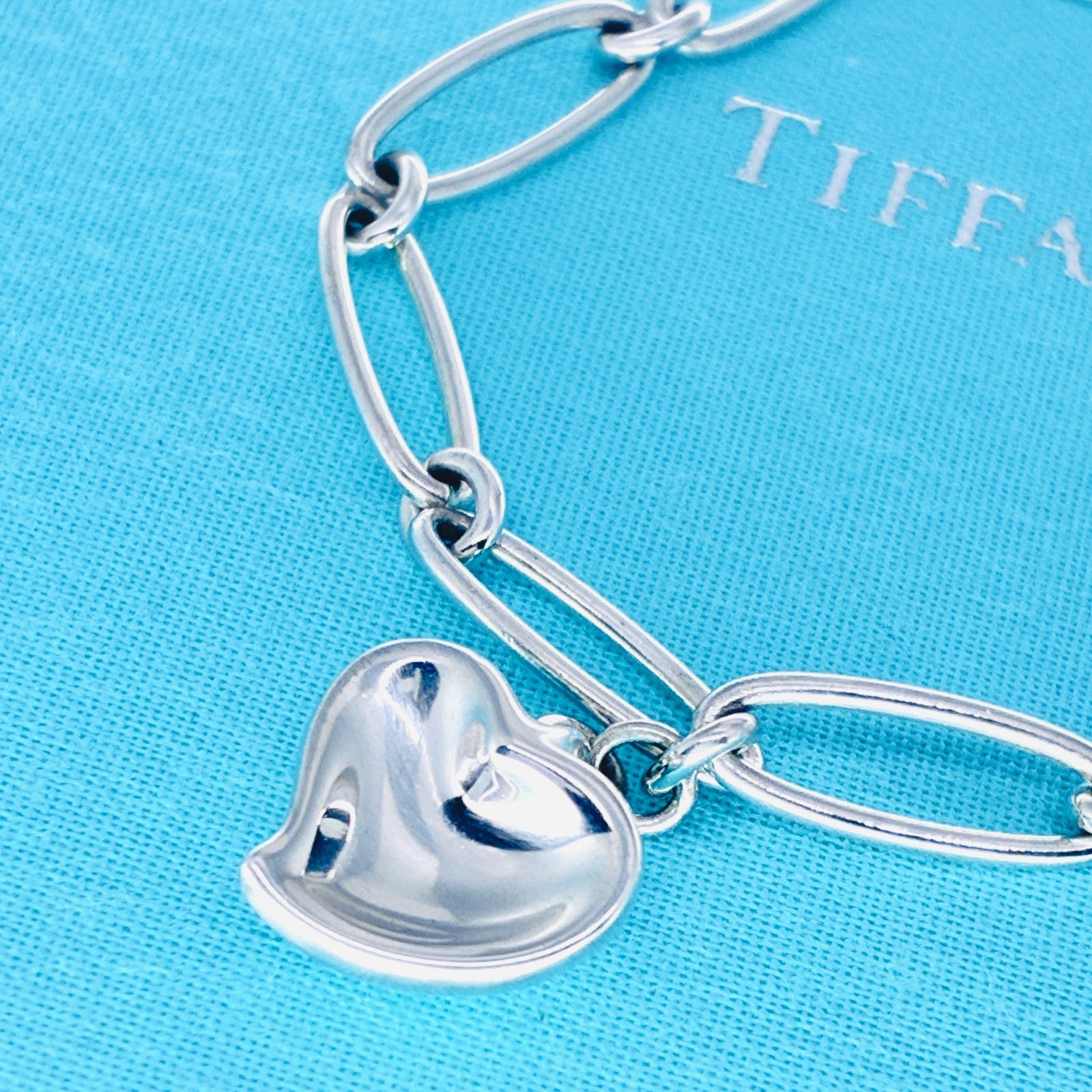 Tiffany & Co. ティファニー カーブド フルハート ブレスレット エルサ