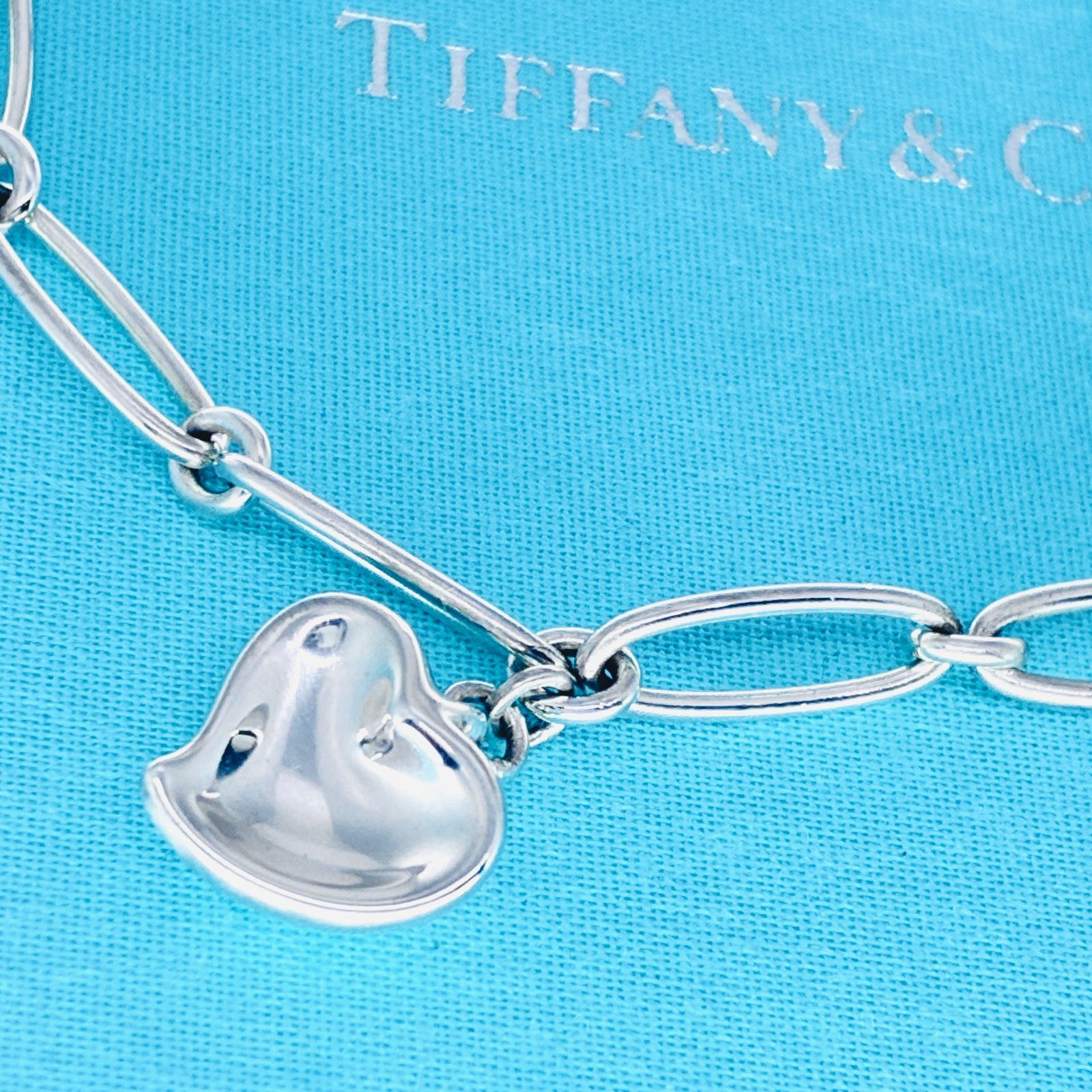 Tiffany & Co. ティファニー カーブド フルハート ブレスレット エルサ