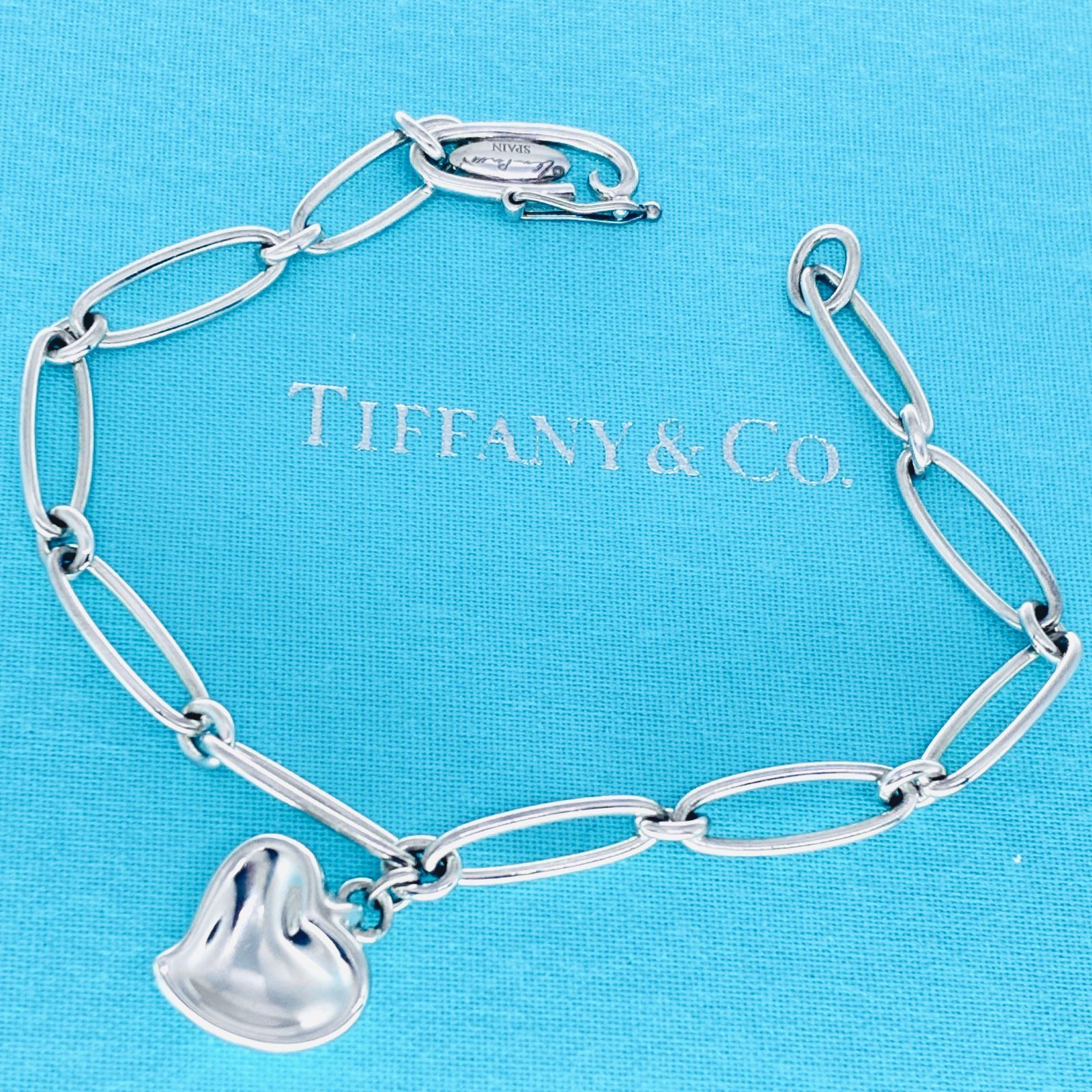 Tiffany & Co. ティファニー カーブド フルハート ブレスレット エルサ