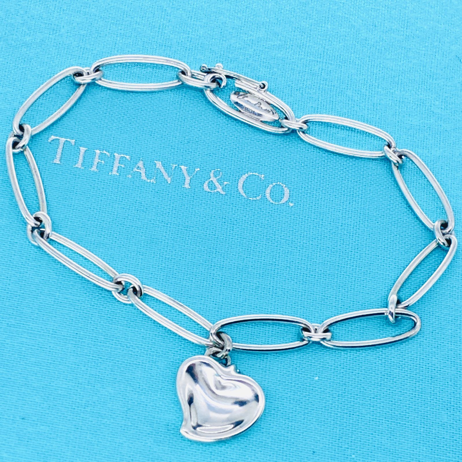 Tiffany & Co. ティファニー カーブド フルハート ブレスレット エルサ