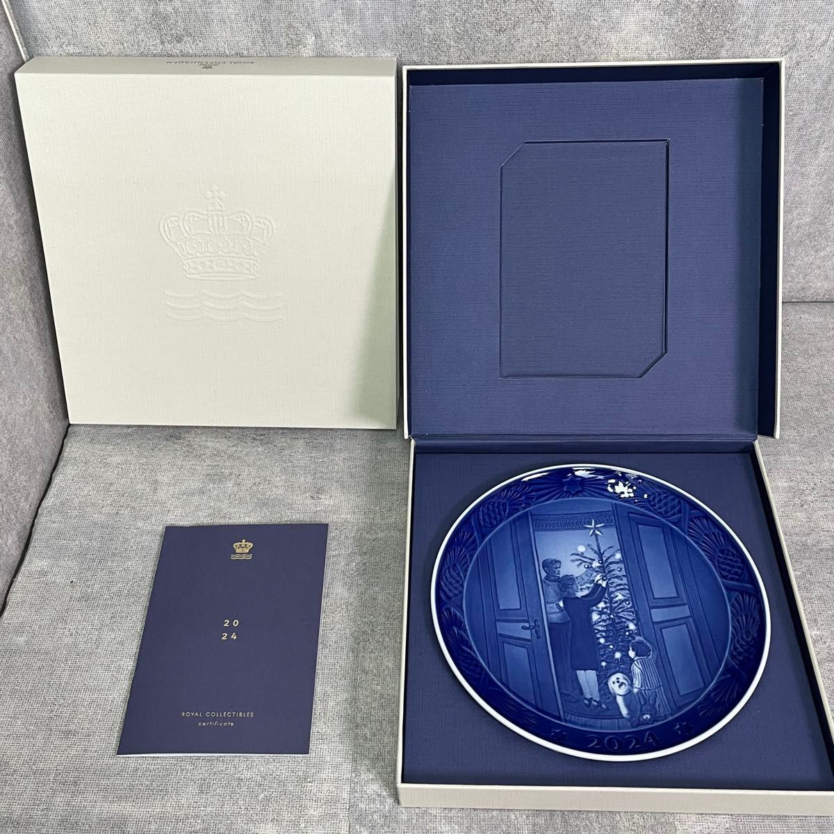 未使用 ロイヤルコペンハーゲン ROYAL COPENHAGEN イヤープレート 2024