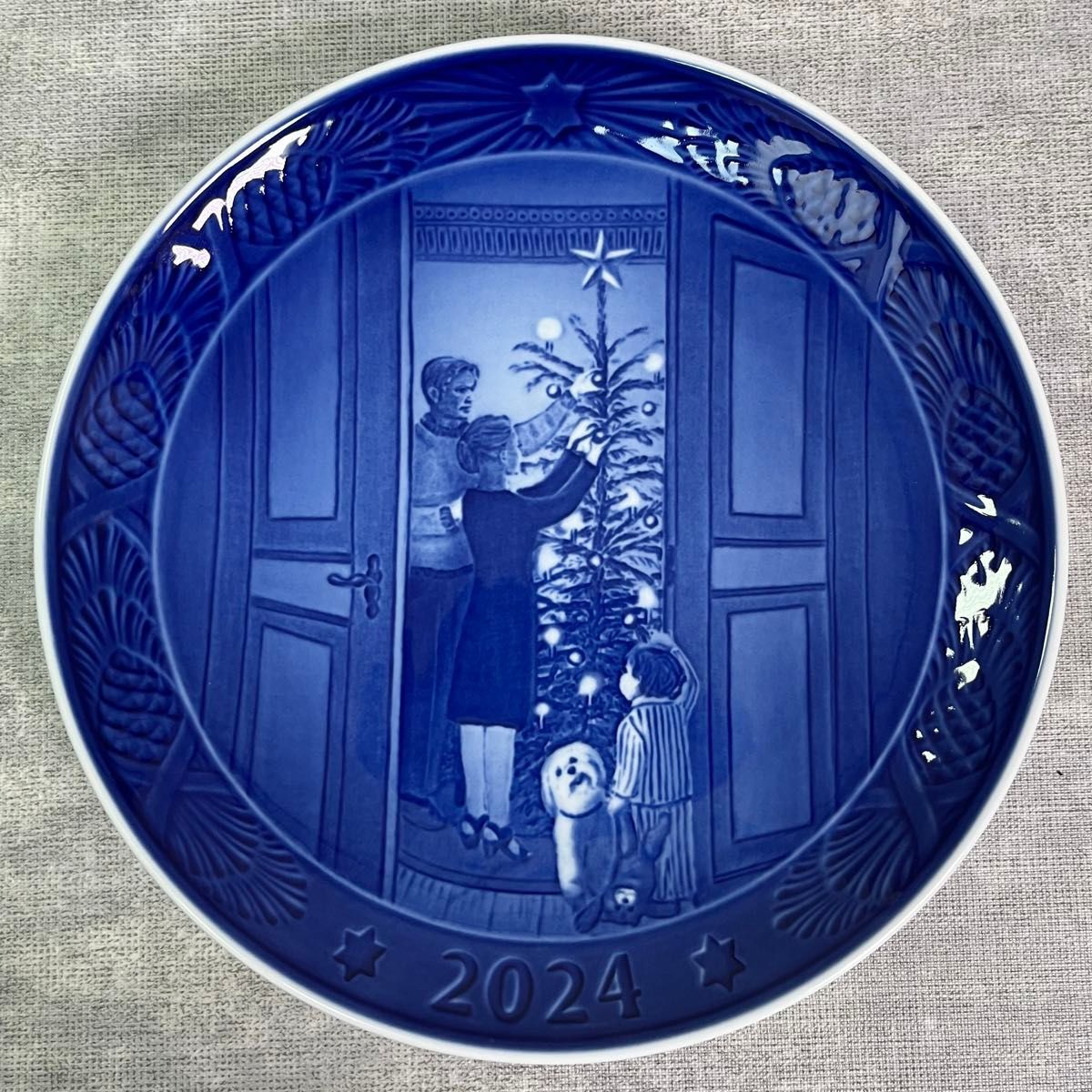 2024年 「クリスマスへの期待」 イヤープレート ロイヤルコペンハーゲン ROYAL COPENHAGEN（ロイヤルコペンハーゲン） ロイヤル コペンハーゲン