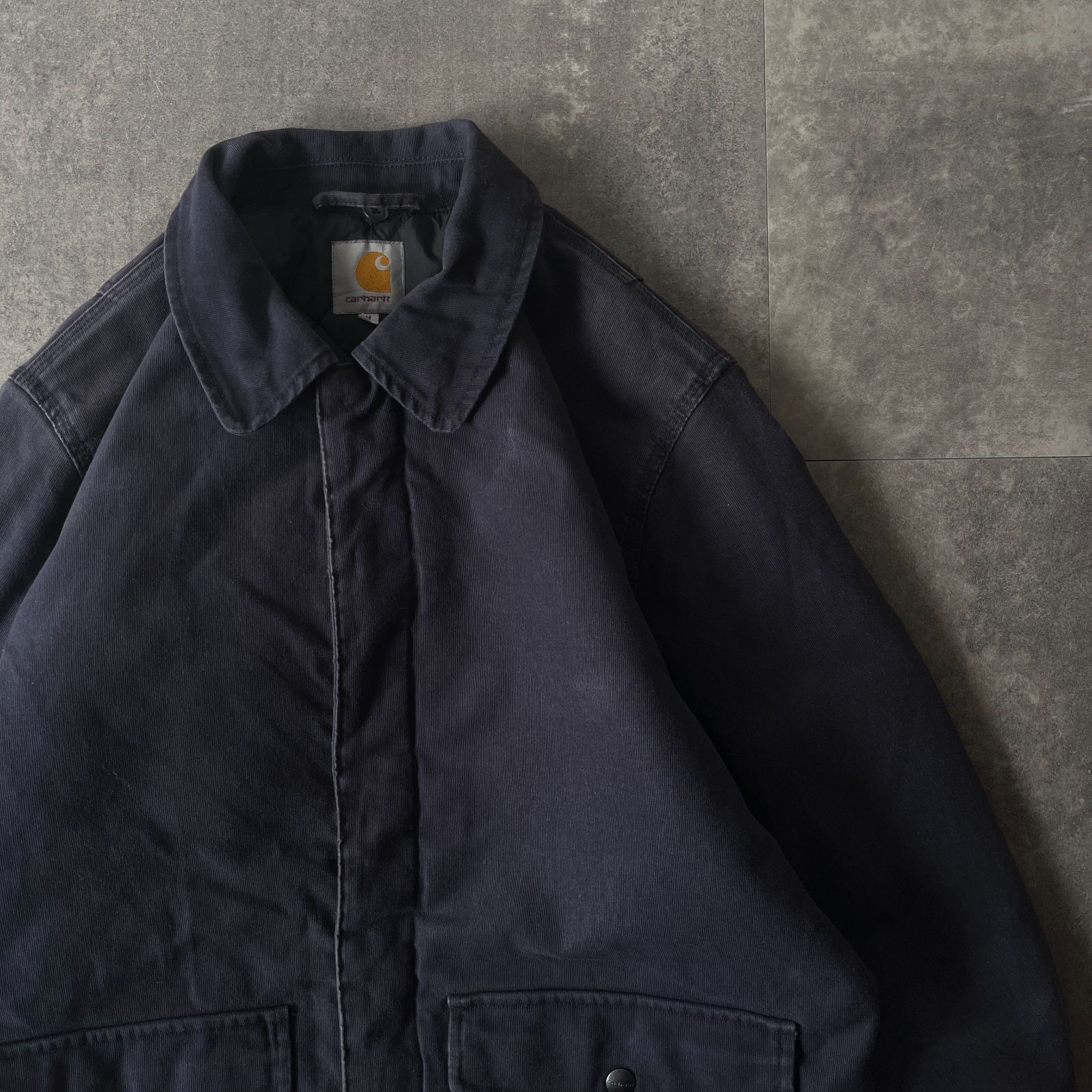 00s Carhartt フライトジャケット 無地 紺 M A693 ダック地 - メルカリ