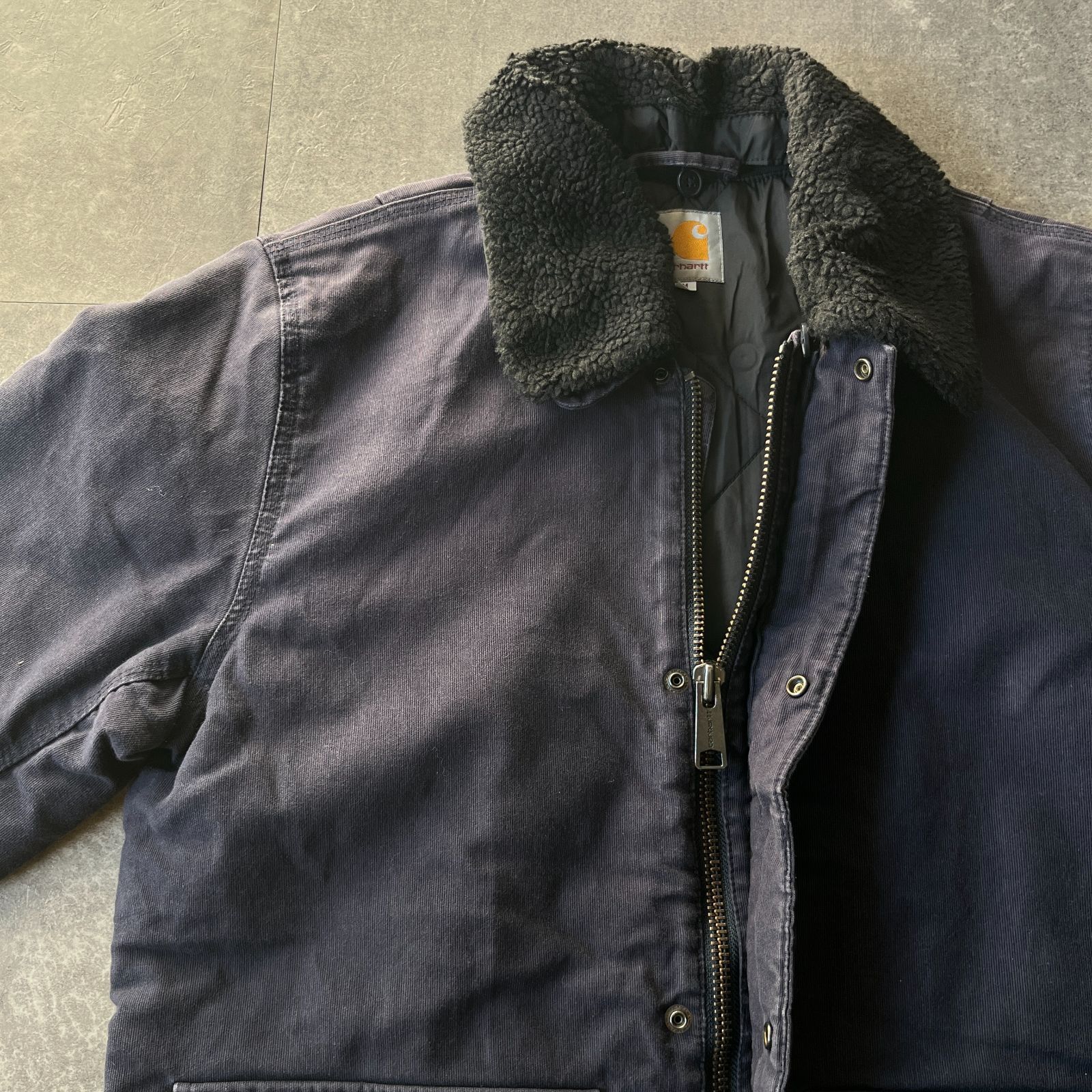 00s Carhartt フライトジャケット 無地 紺 M A693 ダック地 00s Carhartt フライトジャケット 無地 紺 M A693 ダック地 - メルカリ