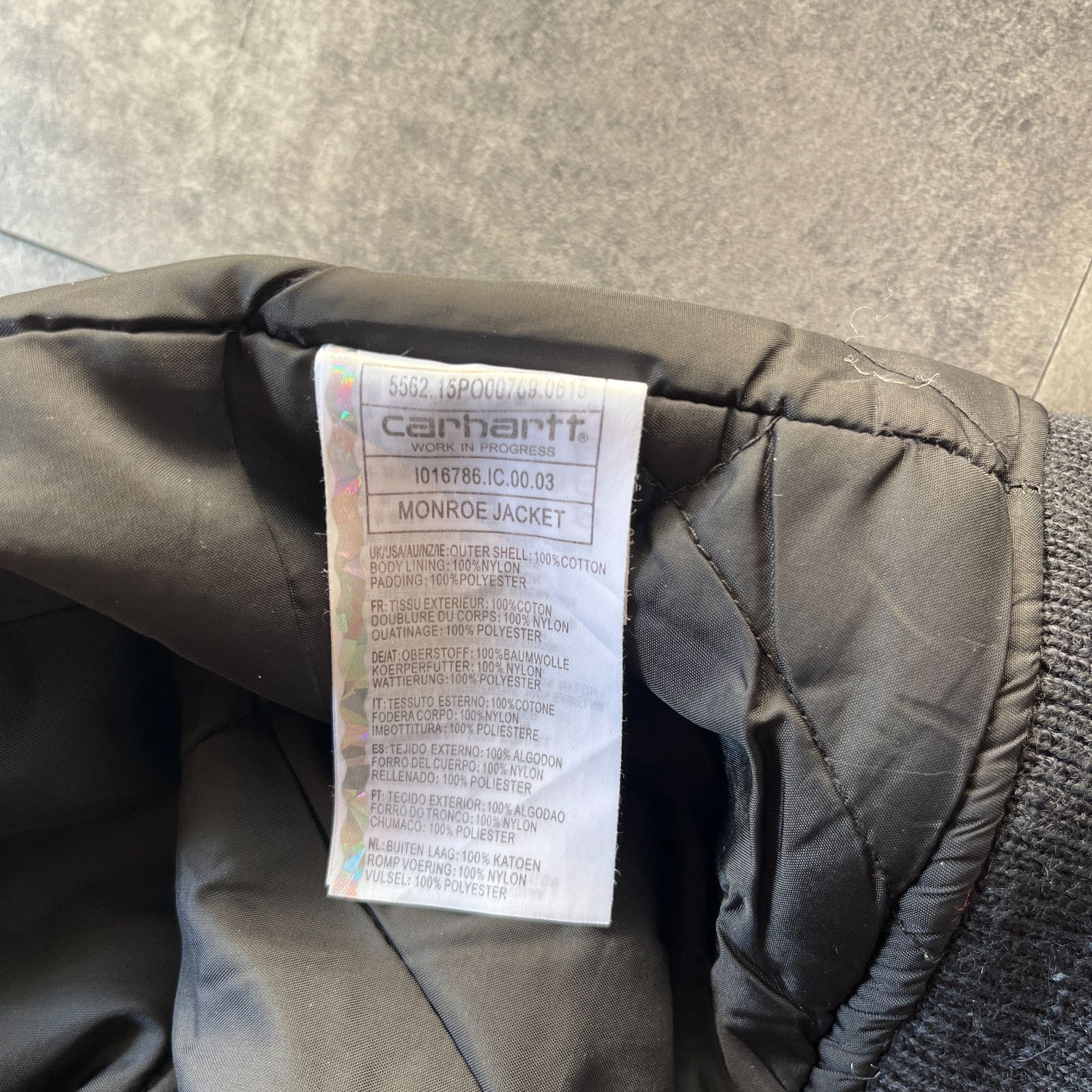 00s Carhartt フライトジャケット 無地 紺 M A693 ダック地 - メルカリ