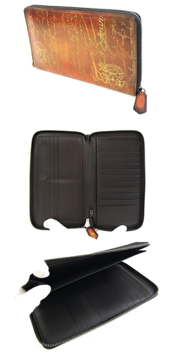 ベルルッティ ラウンドファスナー長財布 カリグラフィ - メルカリ