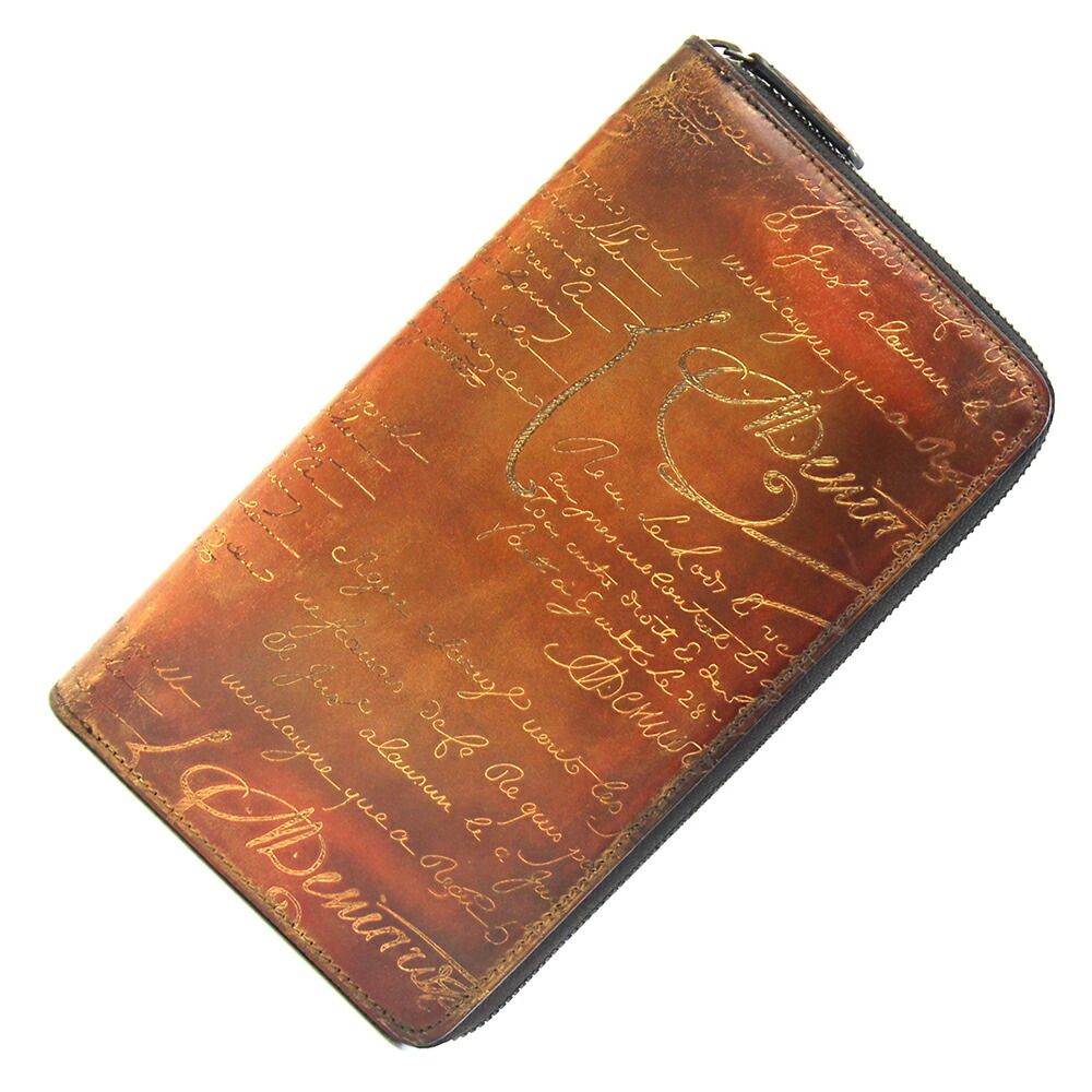 ベルルッティ ラウンドファスナー長財布 カリグラフィ - メルカリ