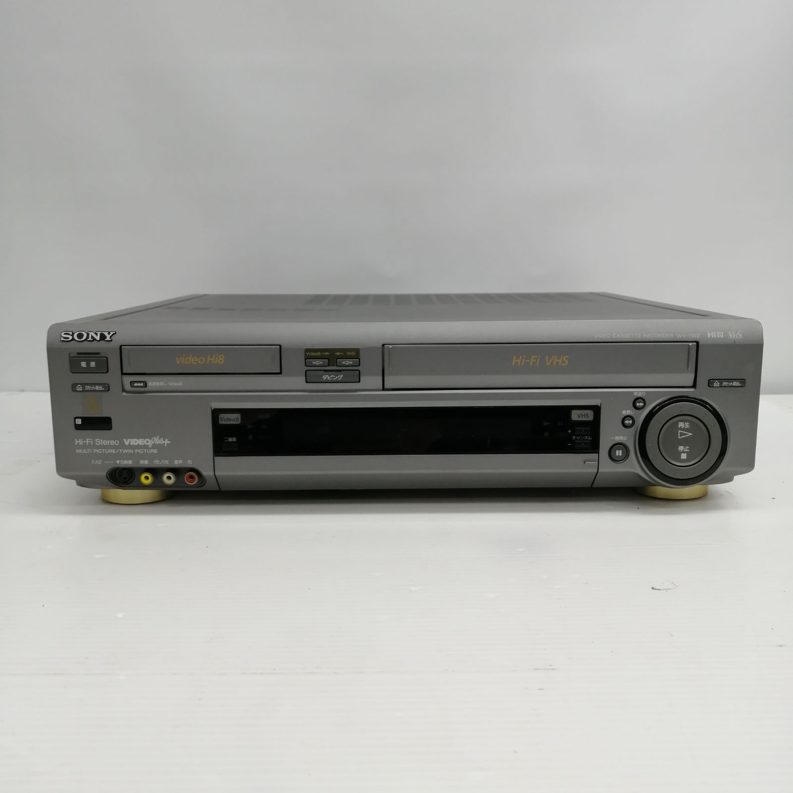 ジャンク】SONY Hi8.VHSプレイヤー WV-TW2 - メルカリ