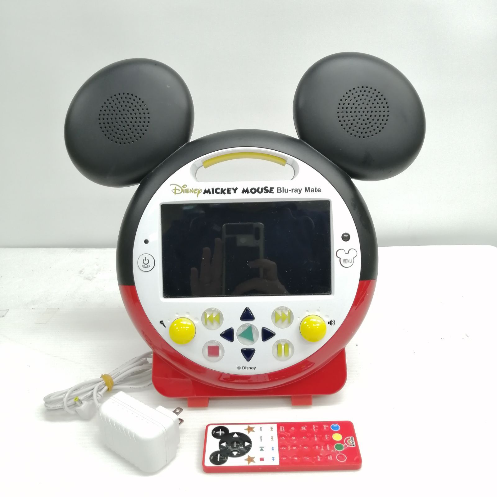 動作品】Disney ポータブルBDプレーヤー Mickey Mouse Blu-ray Mate